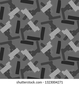 Halftone monochrome texture background. Abstract vintage black and white vector illustration Texture