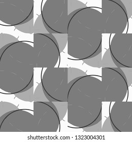Halftone monochrome texture background. Abstract vintage black and white vector illustration Texture