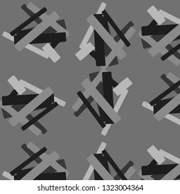 Halftone monochrome texture background. Abstract vintage black and white vector illustration Texture