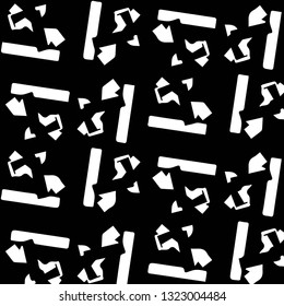 Halftone monochrome texture background. Abstract vintage black and white vector illustration Texture