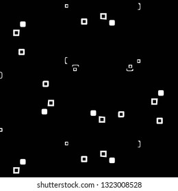 Halftone monochrome texture background. Abstract vintage black and white vector illustration Texture