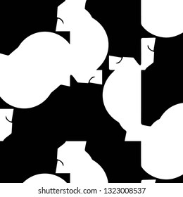 Halftone monochrome texture background. Abstract vintage black and white vector illustration Texture