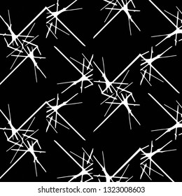 Halftone monochrome texture background. Abstract vintage black and white vector illustration Texture