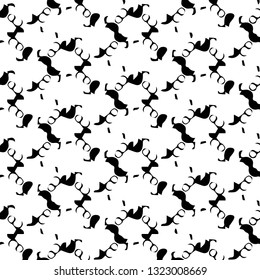 Halftone monochrome texture background. Abstract vintage black and white vector illustration Texture