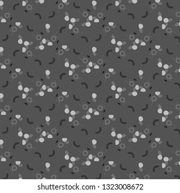 Halftone monochrome texture background. Abstract vintage black and white vector illustration Texture