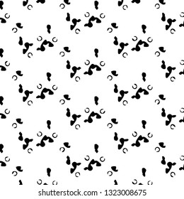 Halftone monochrome texture background. Abstract vintage black and white vector illustration Texture