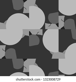 Halftone monochrome texture background. Abstract vintage black and white vector illustration Texture