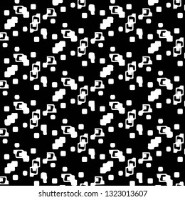 Halftone monochrome texture background. Abstract vintage black and white vector illustration Texture