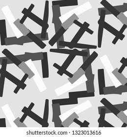 Halftone monochrome texture background. Abstract vintage black and white vector illustration Texture