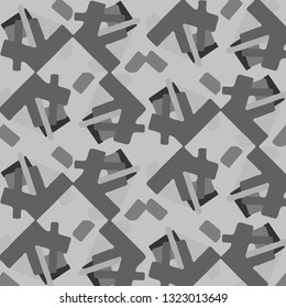 Halftone monochrome texture background. Abstract vintage black and white vector illustration Texture