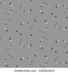 Halftone monochrome texture background. Abstract vintage black and white vector illustration Texture