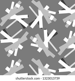 Halftone monochrome texture background. Abstract vintage black and white vector illustration Texture