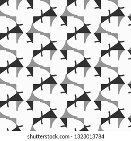 Halftone monochrome texture background. Abstract vintage black and white vector illustration Texture