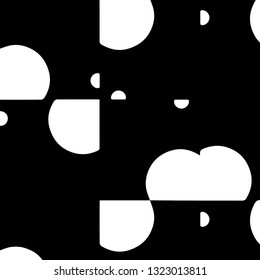 Halftone monochrome texture background. Abstract vintage black and white vector illustration Texture