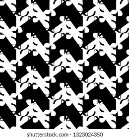 Halftone monochrome texture background. Abstract vintage black and white vector illustration Texture