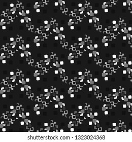 Halftone monochrome texture background. Abstract vintage black and white vector illustration Texture