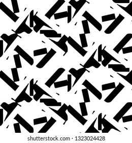 Halftone monochrome texture background. Abstract vintage black and white vector illustration Texture