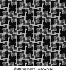 Halftone monochrome texture background. Abstract vintage black and white vector illustration Texture