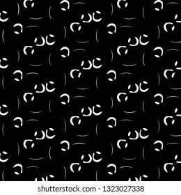 Halftone monochrome texture background. Abstract vintage black and white vector illustration Texture