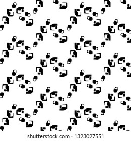 Halftone monochrome texture background. Abstract vintage black and white vector illustration Texture
