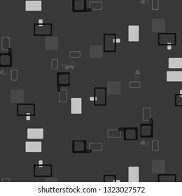 Halftone monochrome texture background. Abstract vintage black and white vector illustration Texture