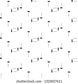 Halftone monochrome texture background. Abstract vintage black and white vector illustration Texture