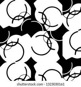 Halftone monochrome texture background. Abstract vintage black and white vector illustration Texture