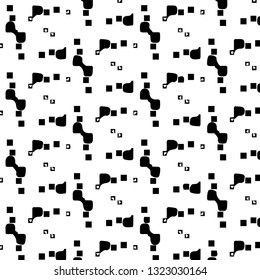 Halftone monochrome texture background. Abstract vintage black and white vector illustration Texture