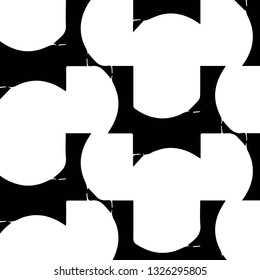 Halftone monochrome texture background. Abstract vintage black and white vector illustration Texture