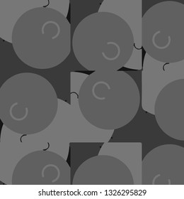 Halftone monochrome texture background. Abstract vintage black and white vector illustration Texture