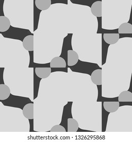 Halftone monochrome texture background. Abstract vintage black and white vector illustration Texture
