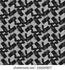Halftone monochrome texture background. Abstract vintage black and white vector illustration Texture