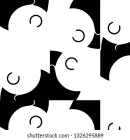Halftone monochrome texture background. Abstract vintage black and white vector illustration Texture