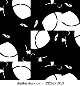 Halftone monochrome texture background. Abstract vintage black and white vector illustration Texture