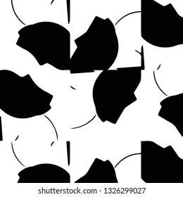Halftone monochrome texture background. Abstract vintage black and white vector illustration Texture