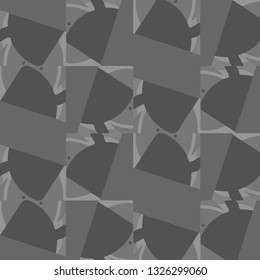 Halftone monochrome texture background. Abstract vintage black and white vector illustration Texture
