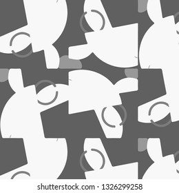 Halftone monochrome texture background. Abstract vintage black and white vector illustration Texture
