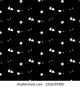Halftone monochrome texture background. Abstract vintage black and white vector illustration Texture