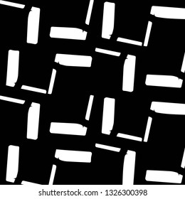 Halftone monochrome texture background. Abstract vintage black and white vector illustration Texture