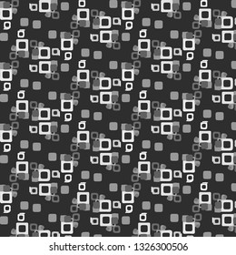 Halftone monochrome texture background. Abstract vintage black and white vector illustration Texture