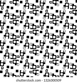 Halftone monochrome texture background. Abstract vintage black and white vector illustration Texture