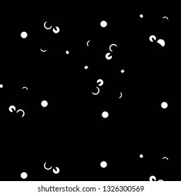 Halftone monochrome texture background. Abstract vintage black and white vector illustration Texture