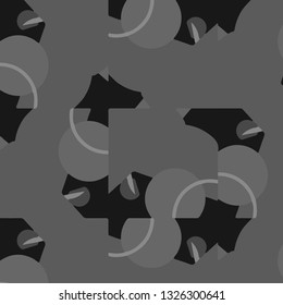 Halftone monochrome texture background. Abstract vintage black and white vector illustration Texture