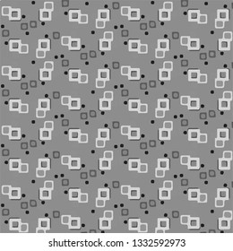 Halftone monochrome texture background. Abstract vintage black and white vector illustration Texture