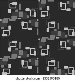 Halftone monochrome texture background. Abstract vintage black and white vector illustration Texture