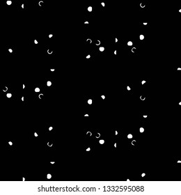 Halftone monochrome texture background. Abstract vintage black and white vector illustration Texture