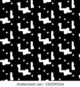 Halftone monochrome texture background. Abstract vintage black and white vector illustration Texture