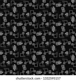 Halftone monochrome texture background. Abstract vintage black and white vector illustration Texture