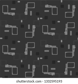 Halftone monochrome texture background. Abstract vintage black and white vector illustration Texture