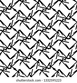 Halftone monochrome texture background. Abstract vintage black and white vector illustration Texture